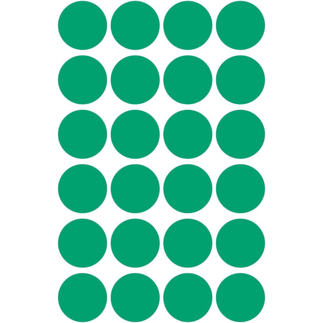 Avery Marking Dots Stickers 18 mm A Pack Of 96pcs Green