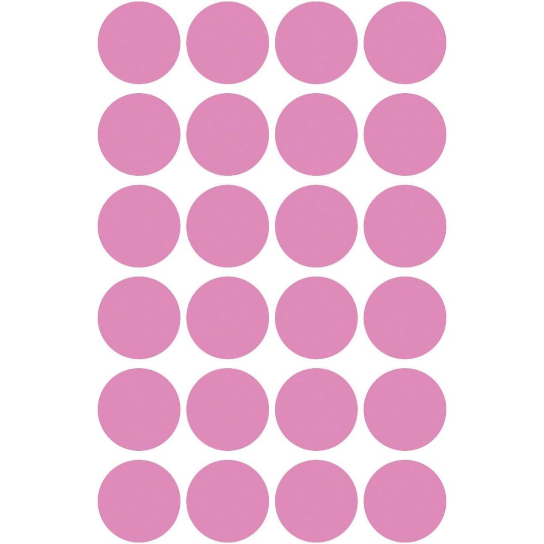 Avery Marking Dots Stickers 18 mm A Pack Of 96pcs Pink