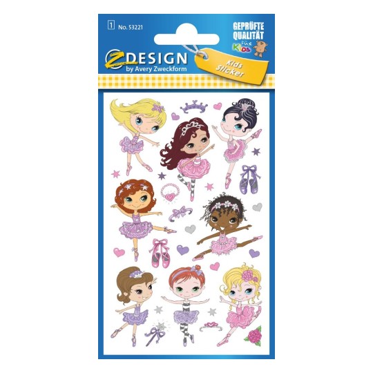 Avery-Zweckform Stickers A Pack Of 1 Sheet - Ballerina
