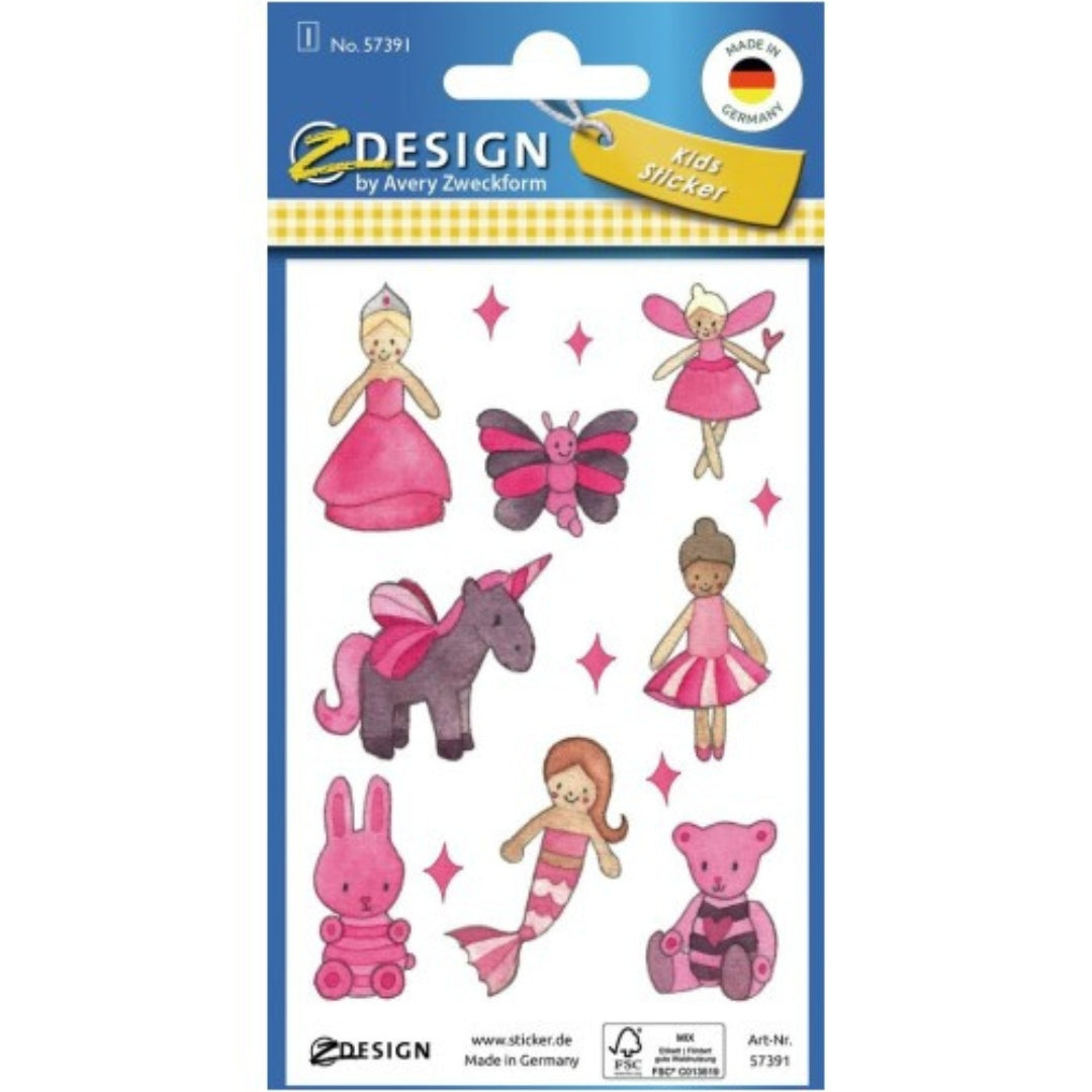 Avery-Zweckform Stickers A Pack Of 1 Sheet - Girls Dream
