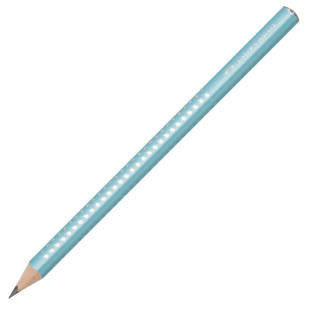 Faber-Castell Triangular Sparkle Graphite Pencil Tirquoise