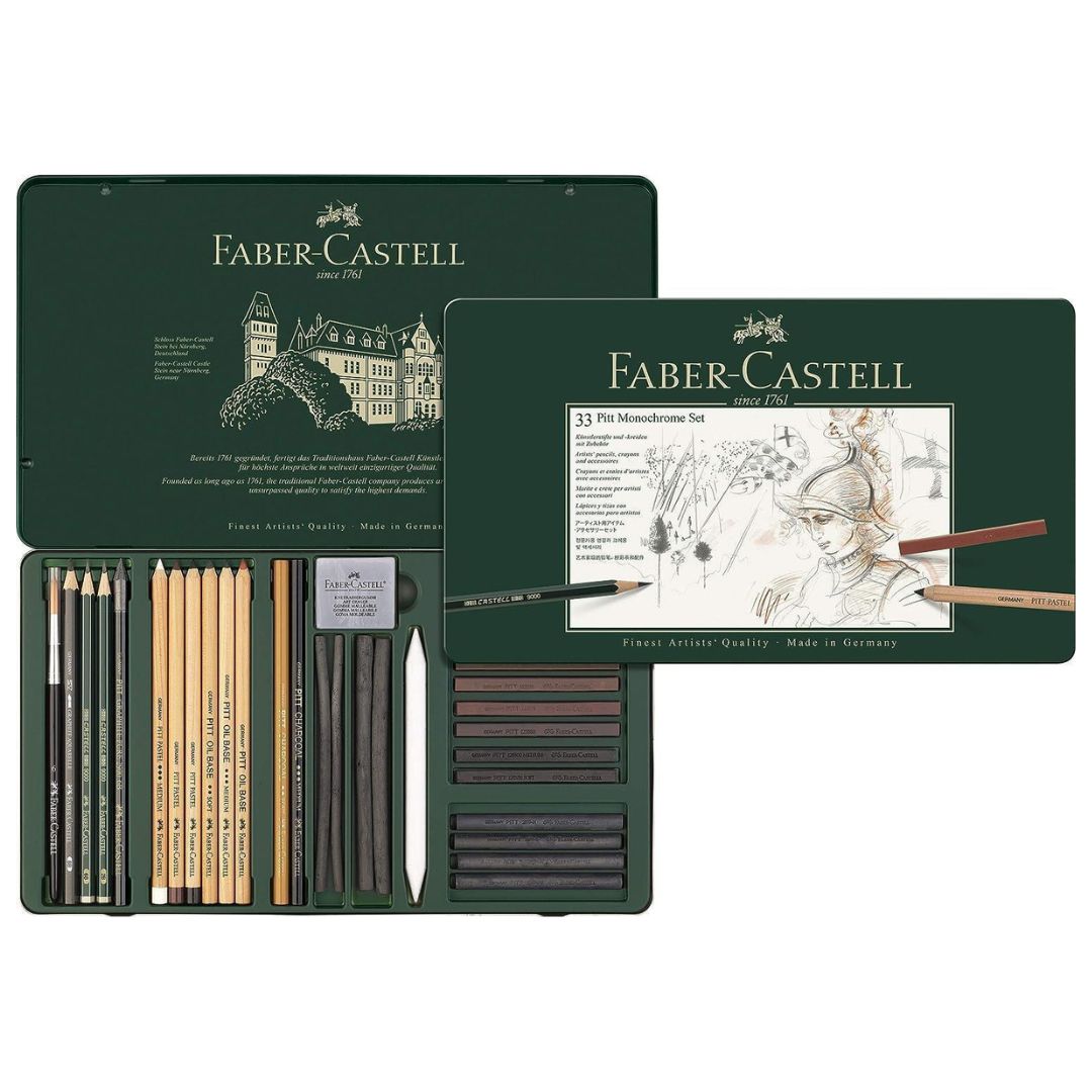 Faber-Castell 33 Pitt Monochrome Set