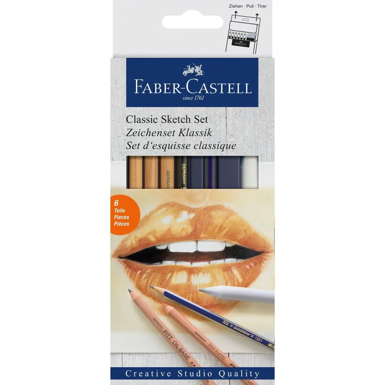 Faber-Castell Sketch Set Of 6pcs - Classic