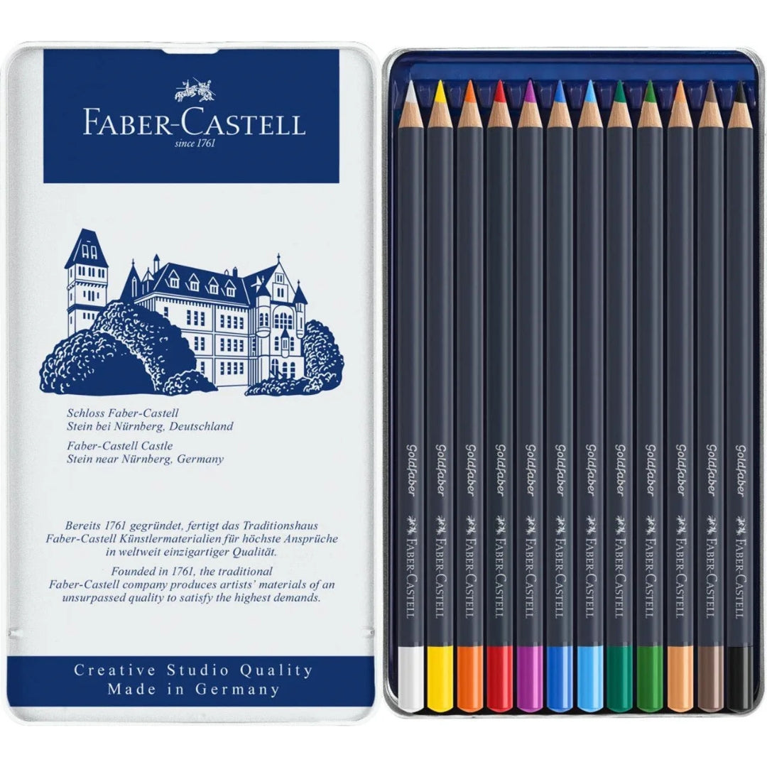 Faber-Castell Goldfaber Colour Pencil A Tin Of 12pcs
