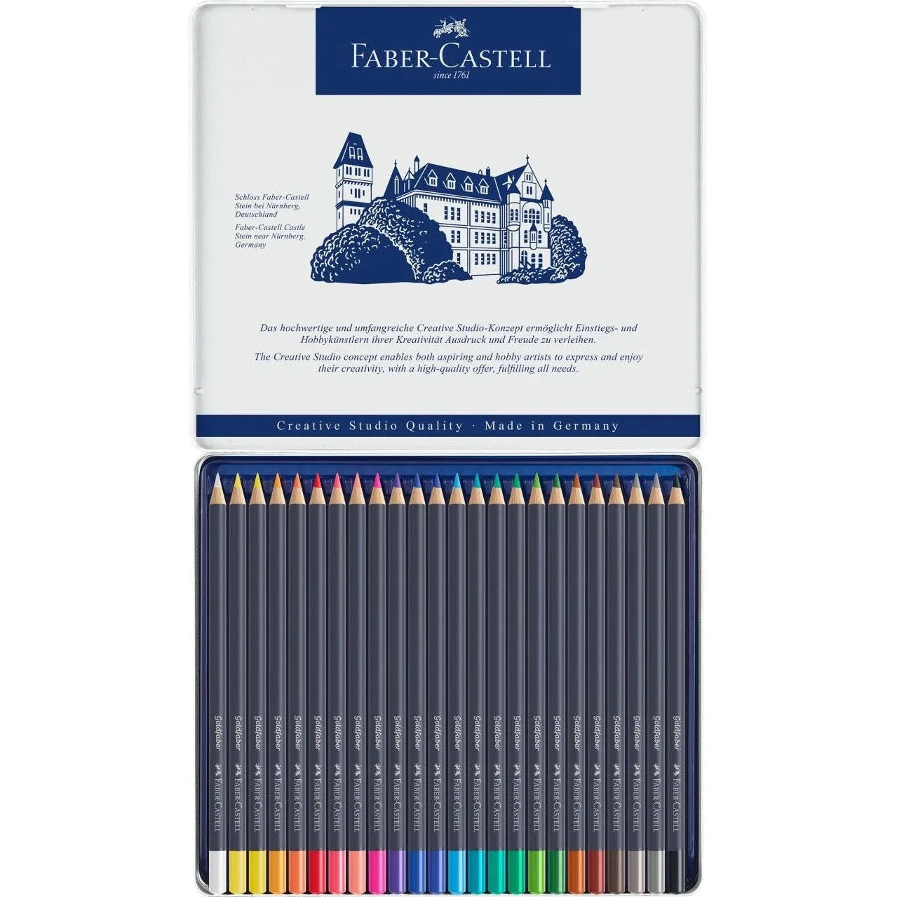 Faber-Castell Goldfaber Colour Pencil A Tin Of 24pcs