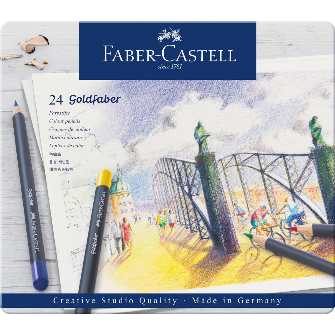 Faber-Castell Goldfaber Colour Pencil A Tin Of 24pcs