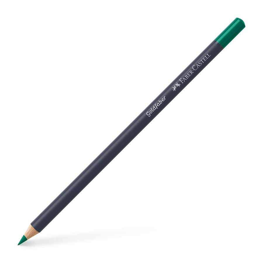 Faber Castell Goldfaber Colour Pencil Emerald Green 163