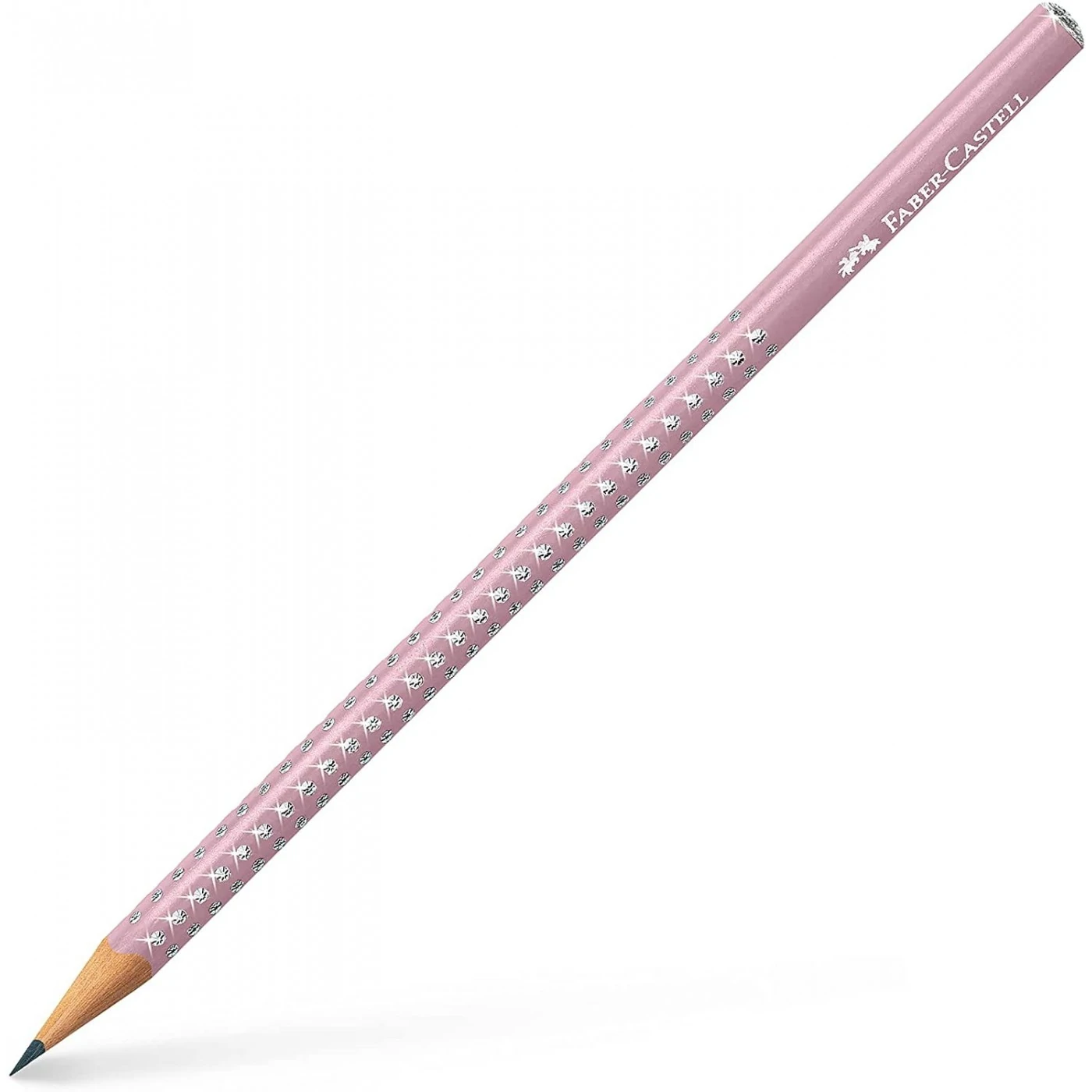 Faber-Castell Triangular Sparkle Graphite Pencil Rose Shadows