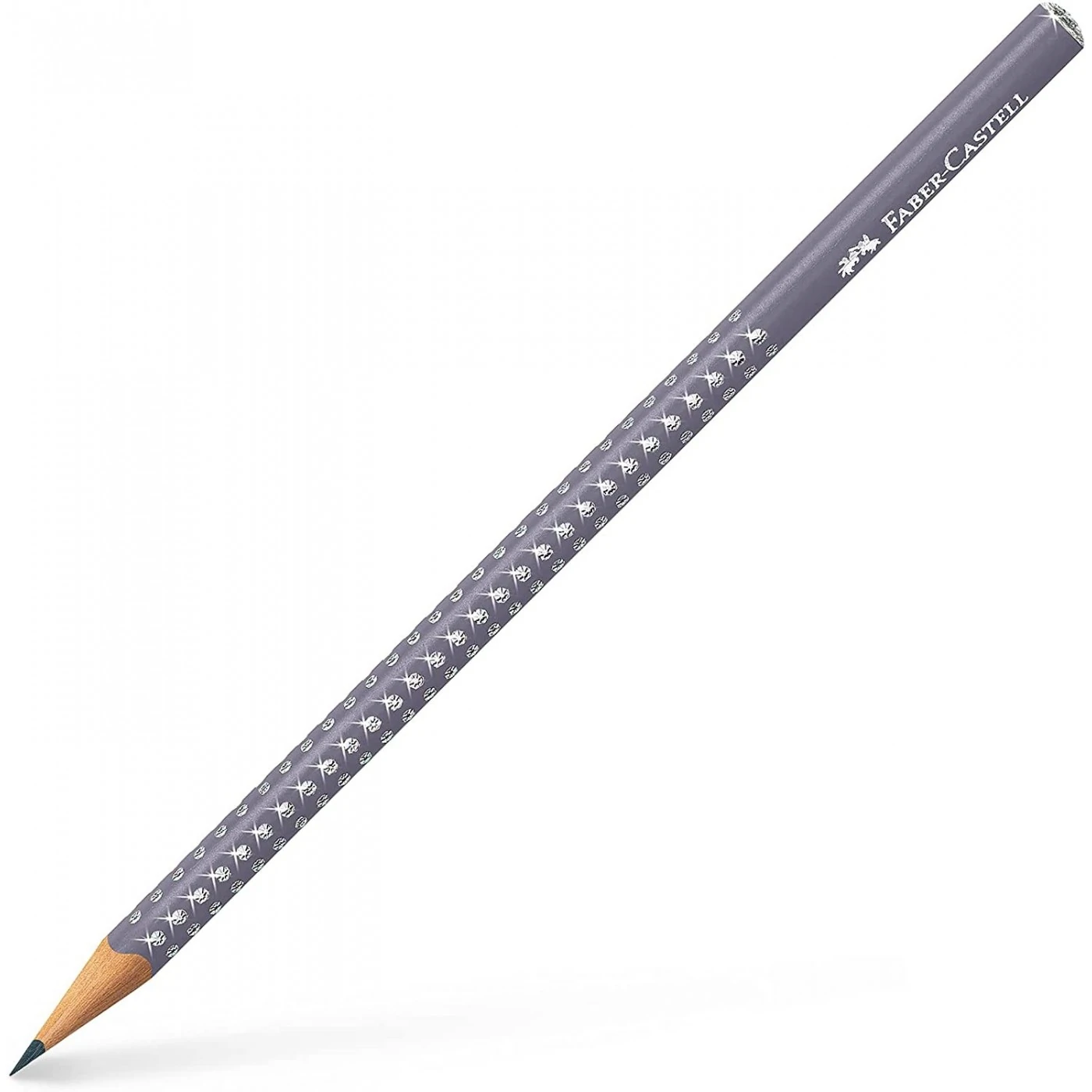 Faber-Castell Triangular Sparkle Graphite Pencil Dapple Grey