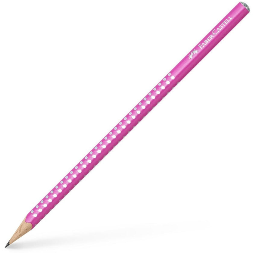 Faber-Castell - Sparkle - Graphite Pencil B - Electric Fuchsia