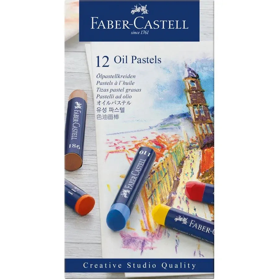 Faber-Castell Oil Pastels A Pack Of 12pcs