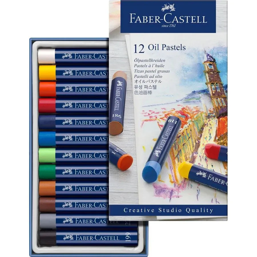 Faber-Castell Oil Pastels A Pack Of 12pcs