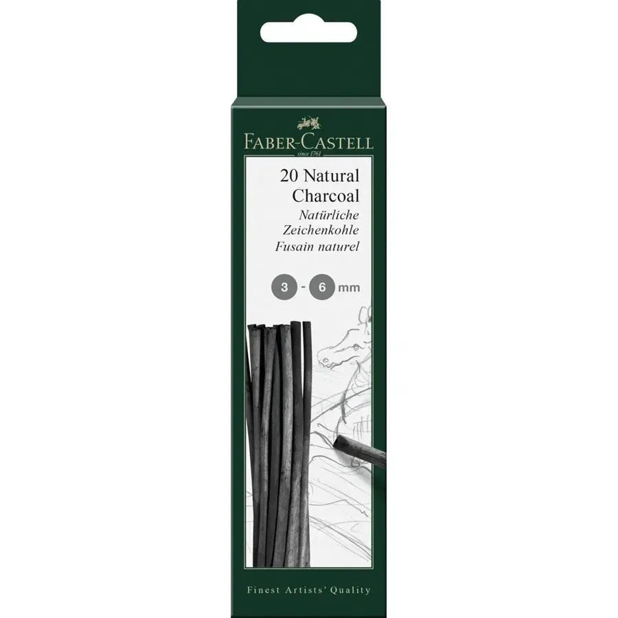 Faber-Castell Pitt natural charcoal stick 3-6mm