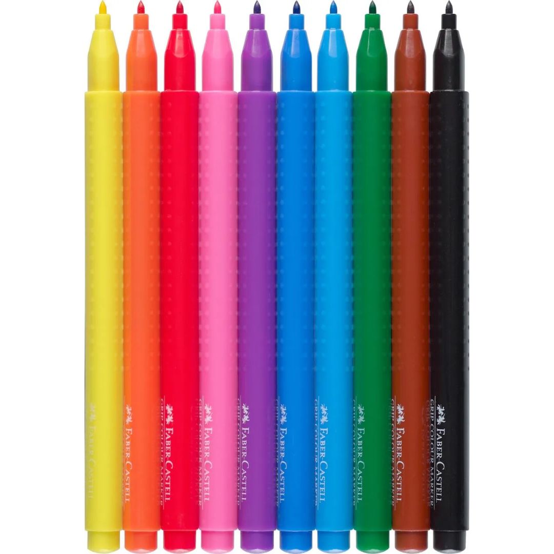 Faber-Castell Felt Tip Pens A Pack Of 10pcs - Grip