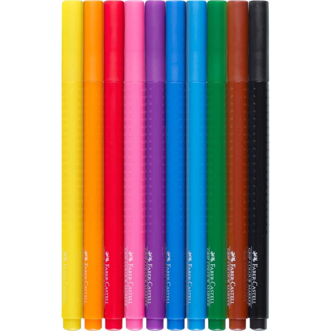 Faber-Castell Felt Tip Pens A Pack Of 10pcs - Grip