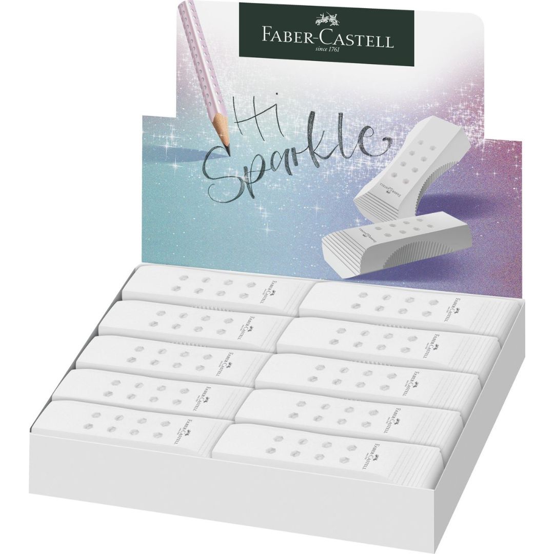 Faber-Castell RollOn Sparkle Eraser White