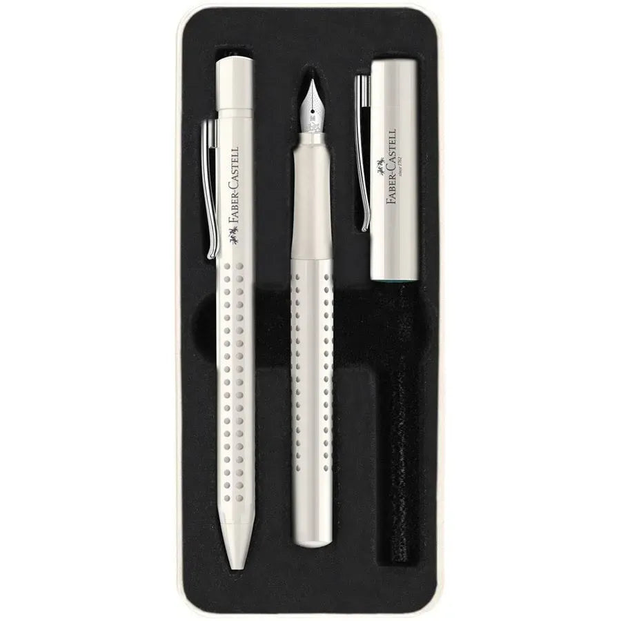 Faber-Castell The Grip 2010 A Set Of Fountain Pen & Ballpoint Pen - Co