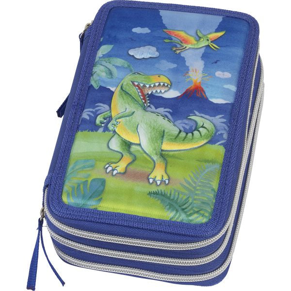 Faber-Castell Triple Decker Pencil Case - Dinosaur