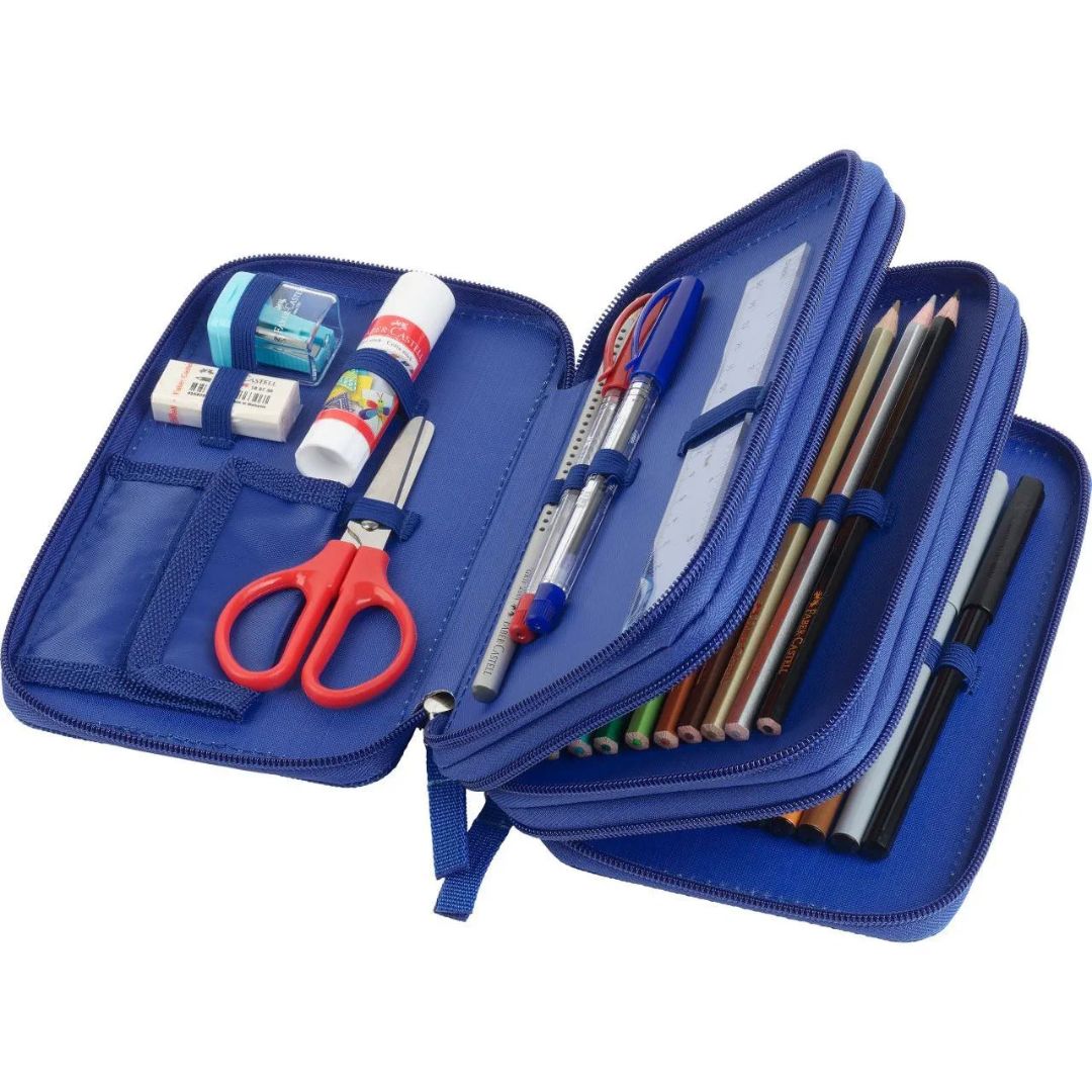 Faber-Castell Triple Decker Pencil Case - Dinosaur