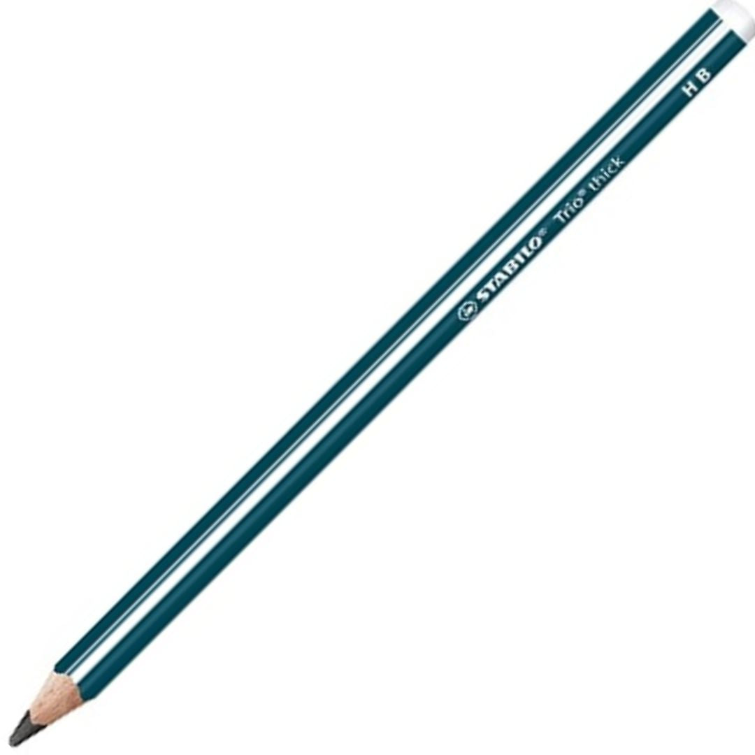 Stabilo Graphite Pencil Trio Thick HB Dark Blue