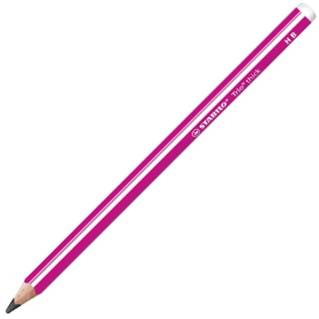 Stabilo Graphite Pencil Trio Thick HB Pink