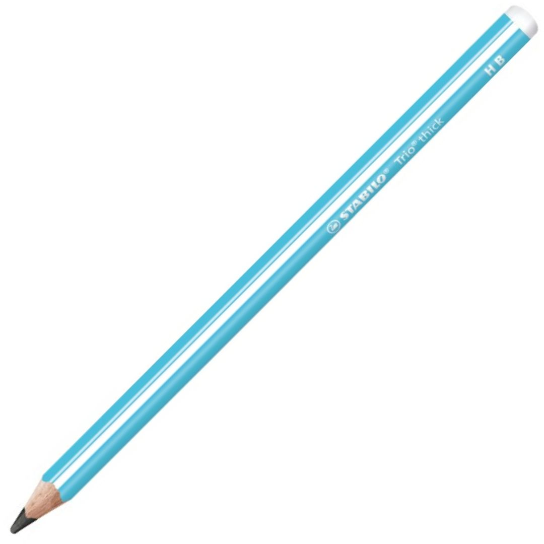 Stabilo Graphite Pencil Trio Thick HB Light Blue