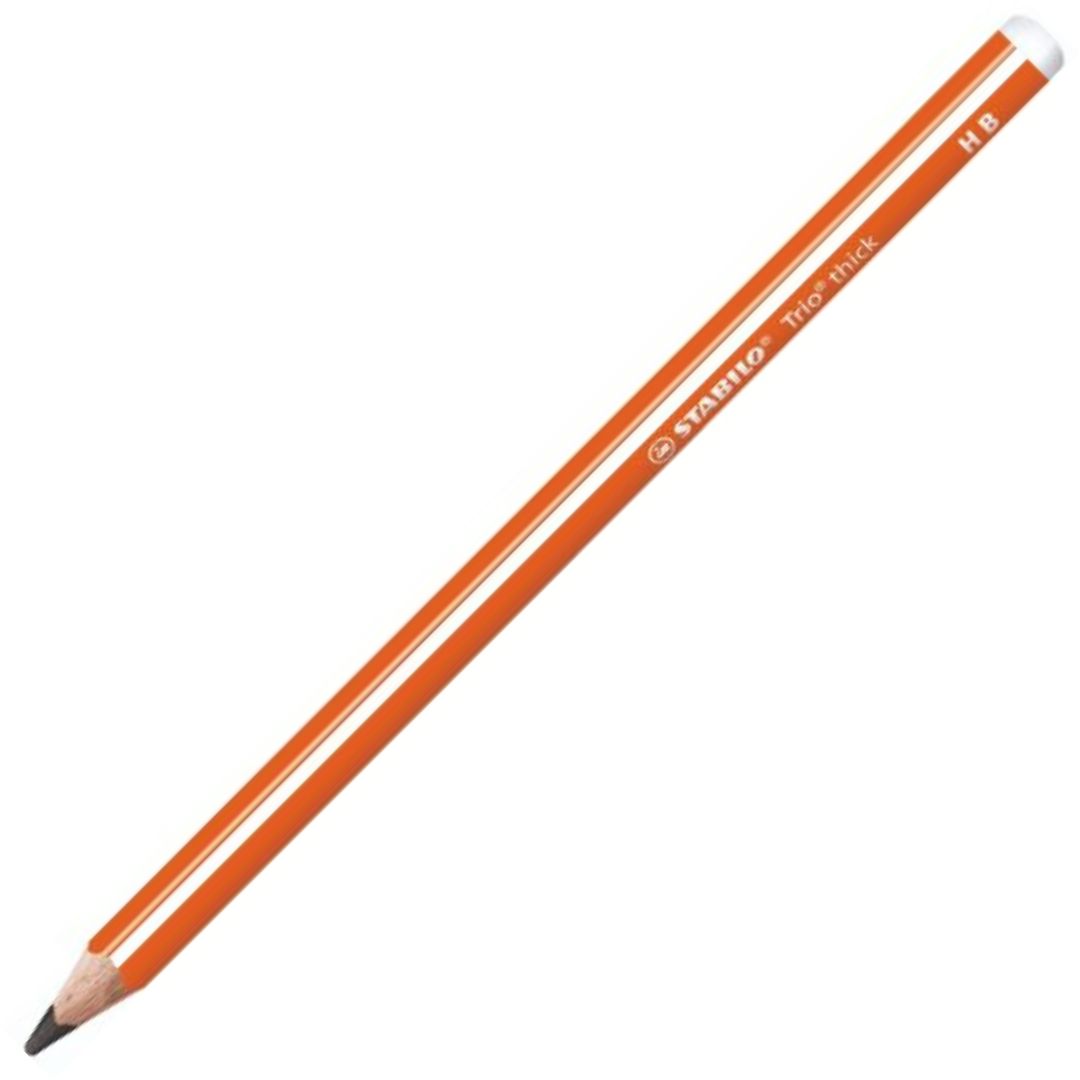 Stabilo Graphite Pencil Trio Thick HB Orange