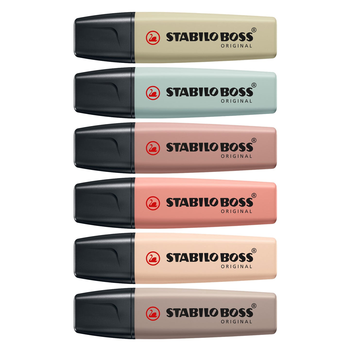 Stabilo Boss Original Highlighters A Pack Of 6pcs - NatureColors