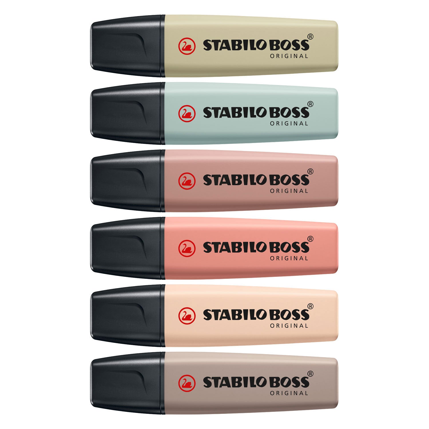 Stabilo Boss Original Highlighters A Pack Of 6pcs - NatureColors