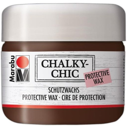 Marabu Chalky-Chic Protective Wax Brown 225ml N853