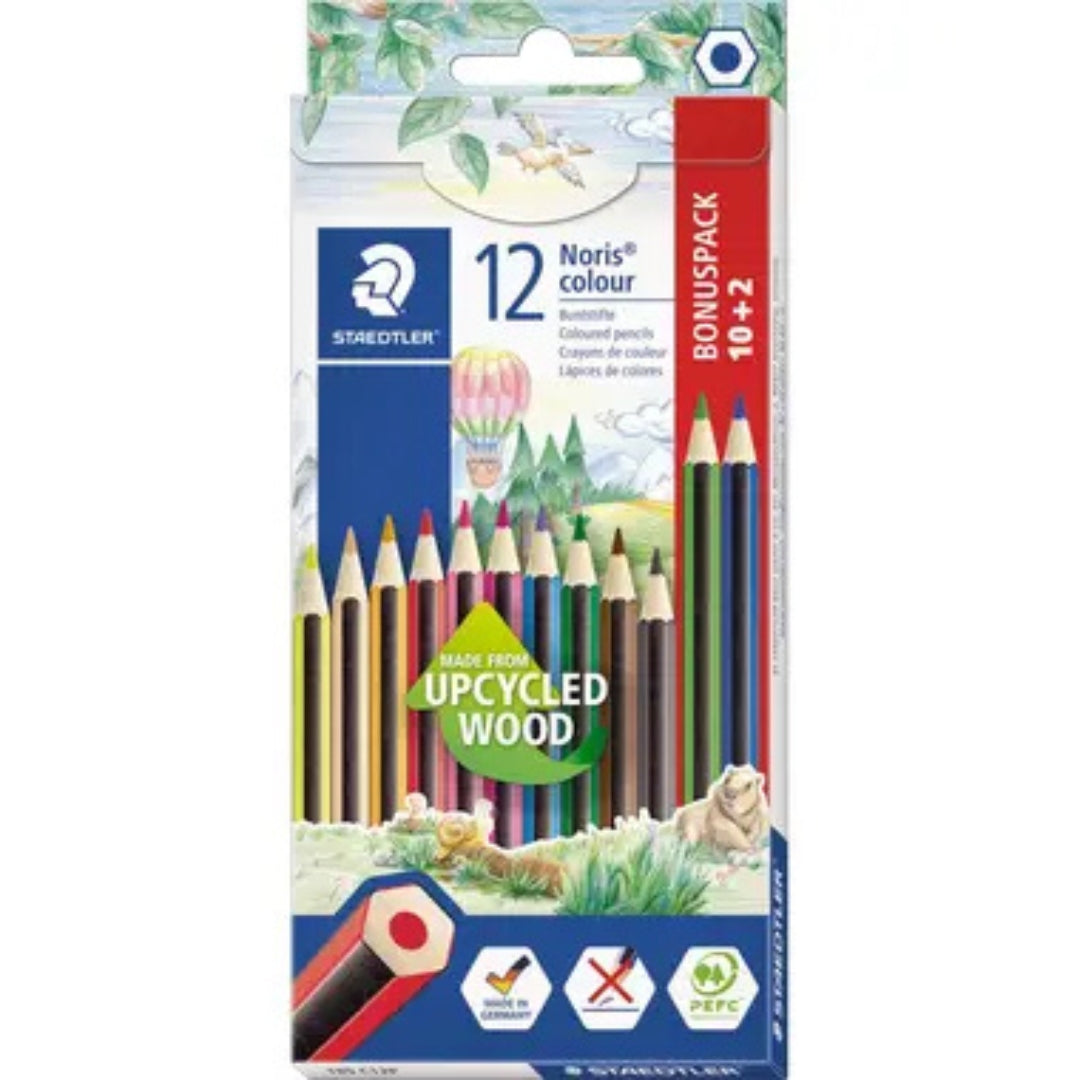 Staedtler Noris Colour  Bonuspack 10+2 A Pack Of 12pcs