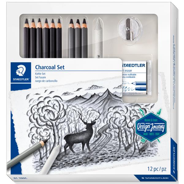 Staedtler Brush Lettering Set Charcoal Set