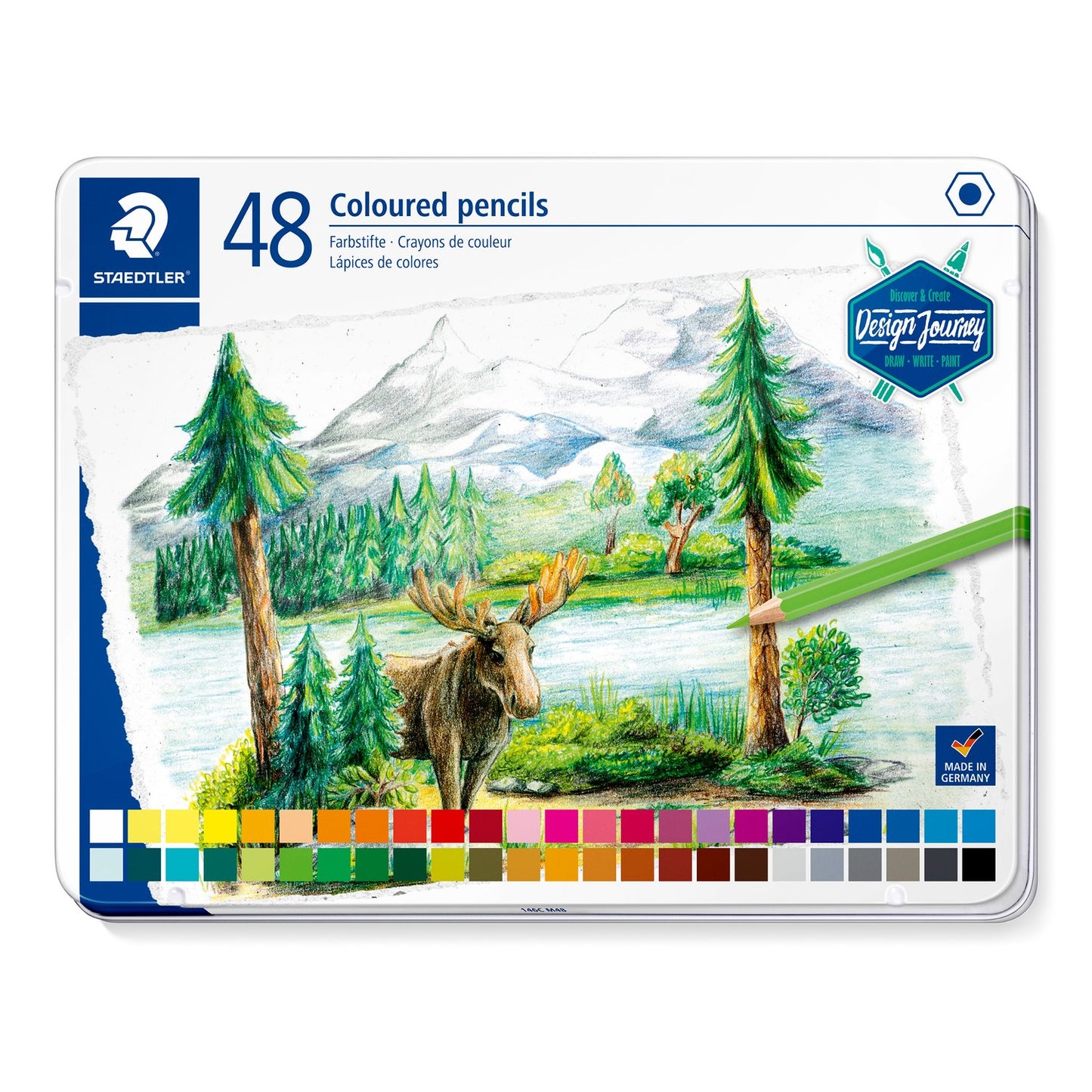 Staedtler Coloured Pencil A Tin Of 48pcs