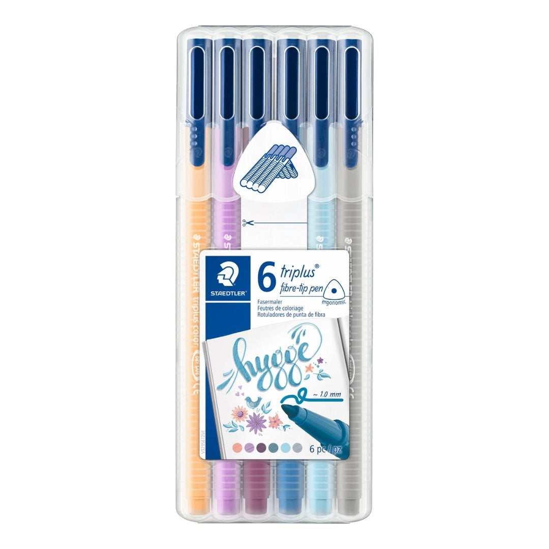 Staedtler - Triplus - Fiber-Tip Pen A Pack Of 6pcs - Hygge