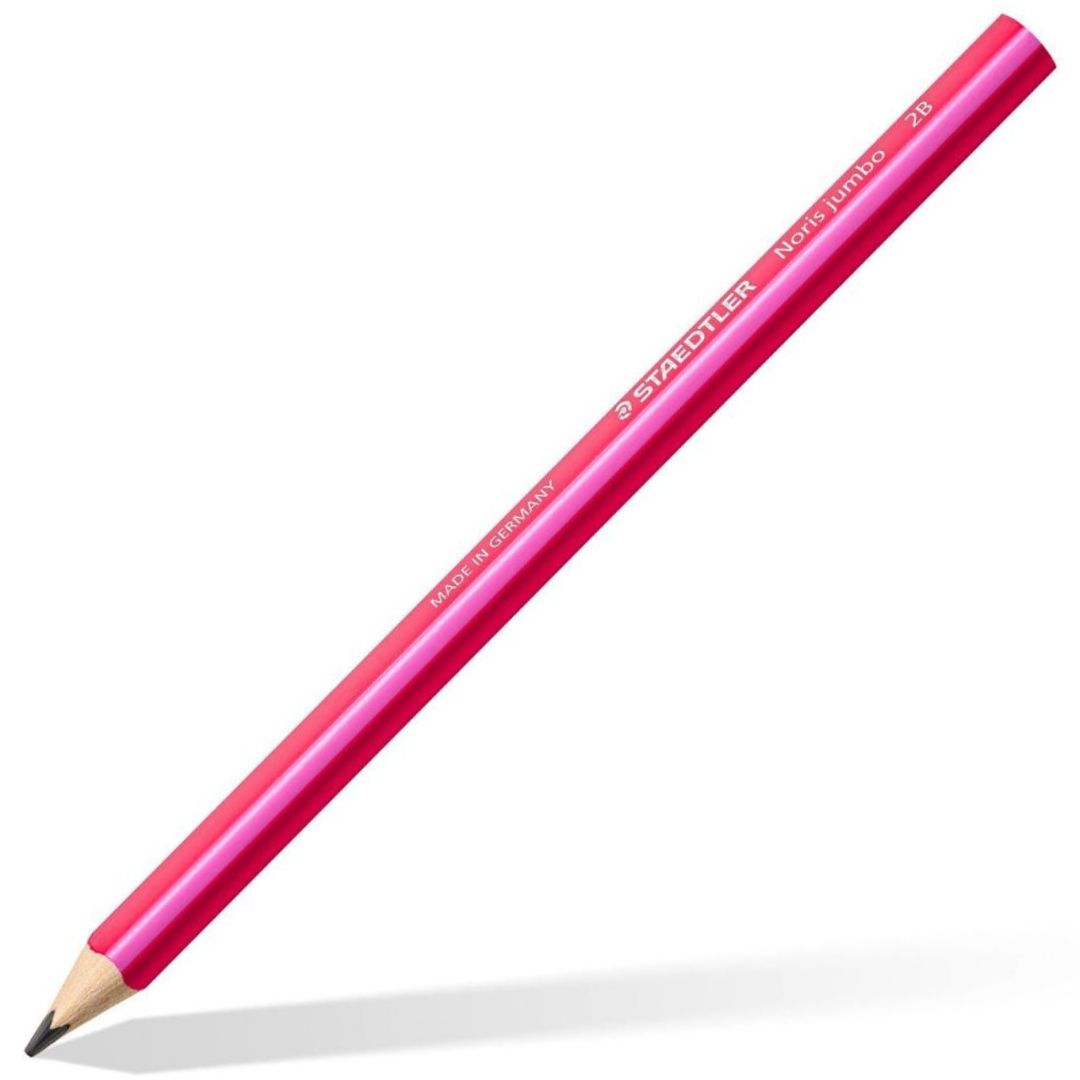 Staedtler Noris Jumbo Graphite Pencil B2 Pink