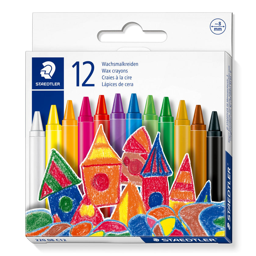 Staedtler Wax Crayons A Pack Of 12pcs