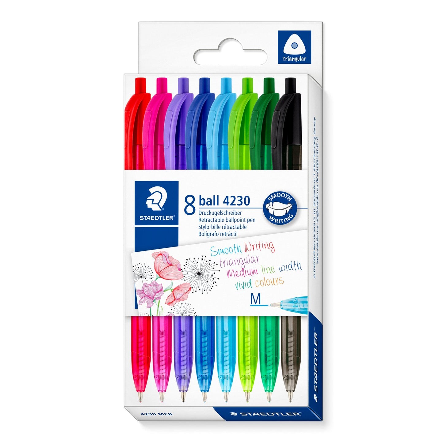 Staedtler Ball 4230 M A Pack Of 8pcs