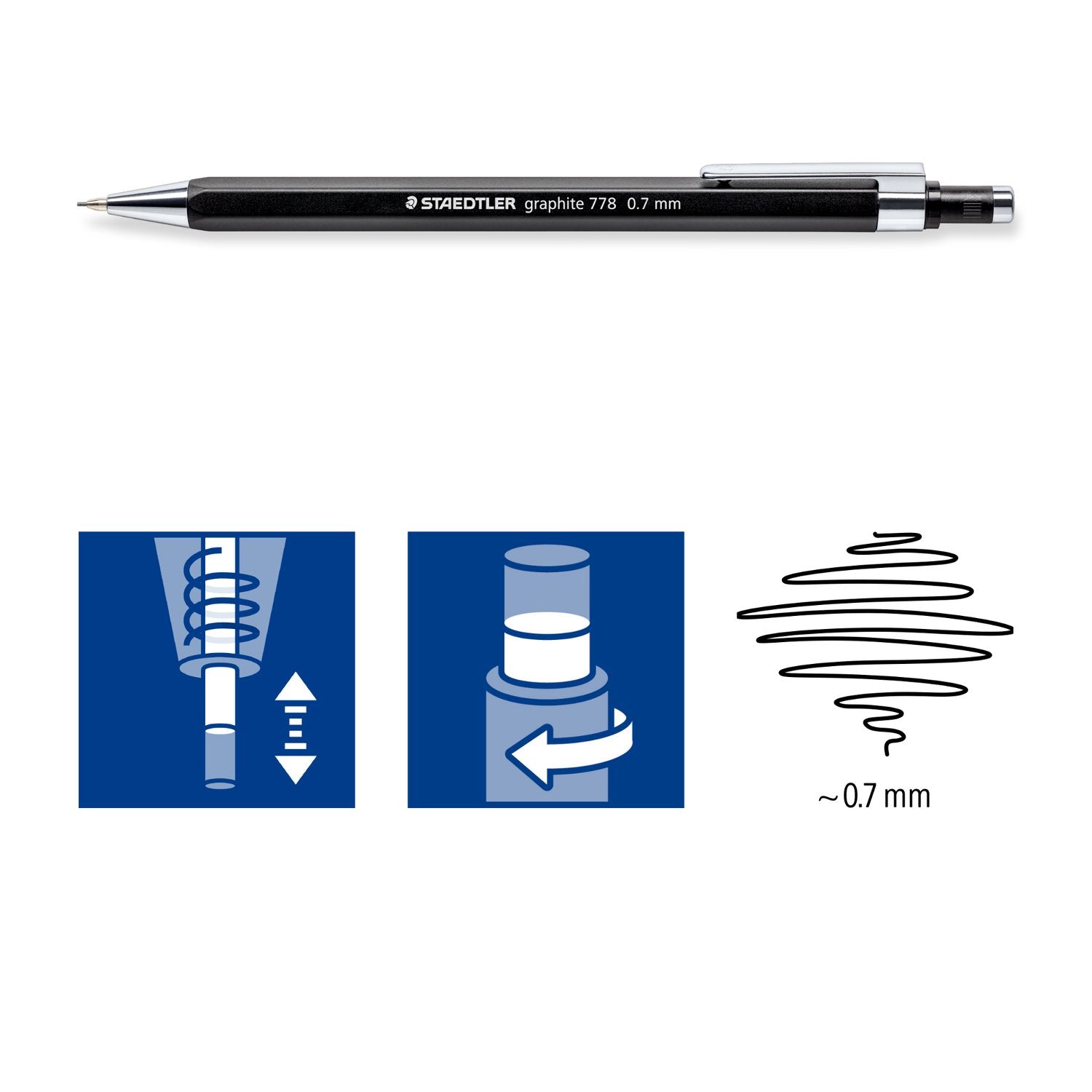 Staedtler Mechanical Pencil graphite 778 - 0.7mm