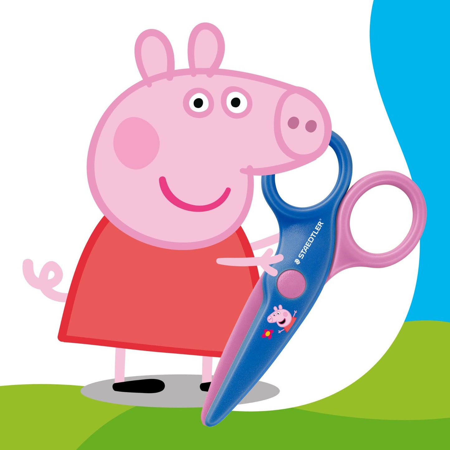 Staedtler - Noris Junior - Saftey Scissors 10cm - Peppa Pig