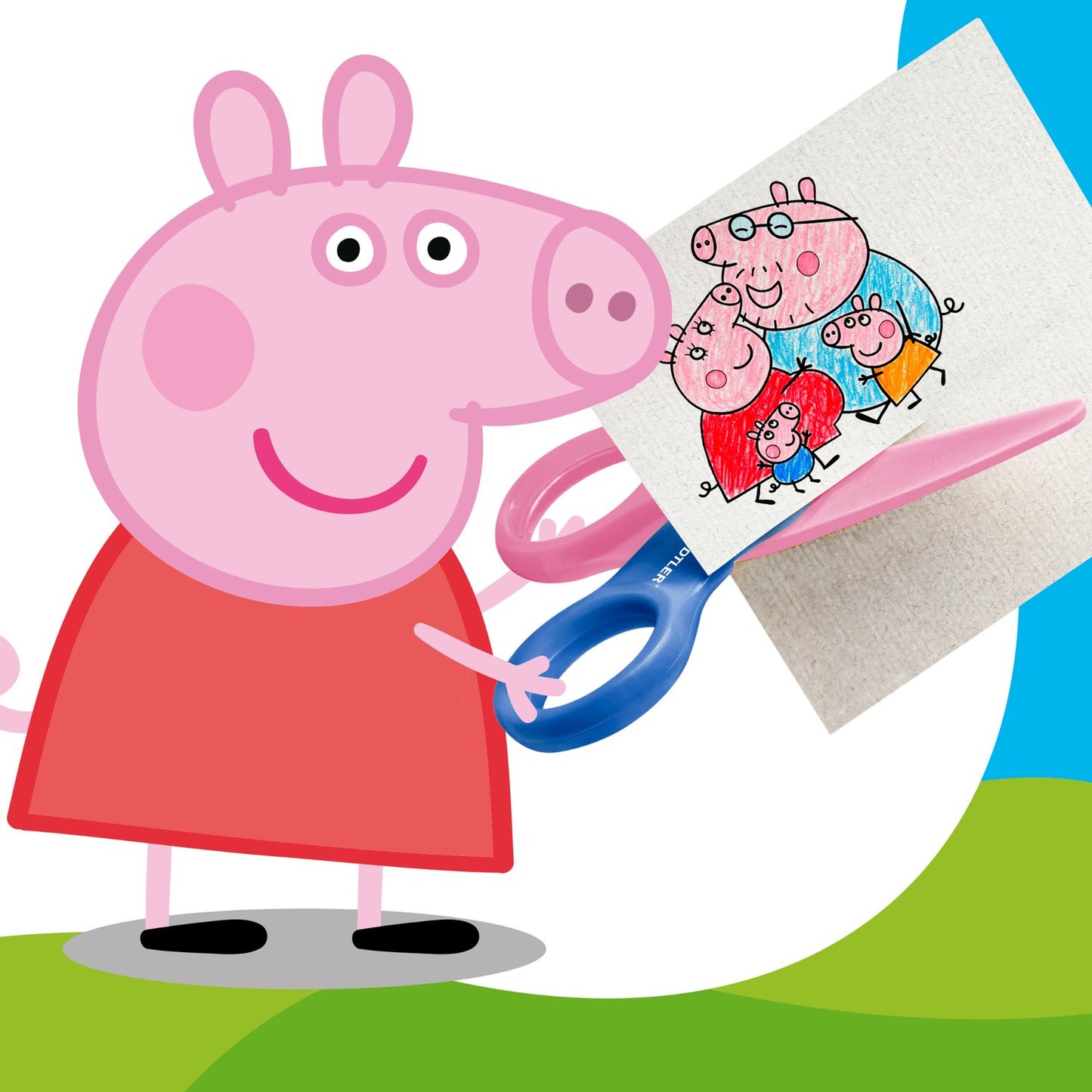Staedtler - Noris Junior - Saftey Scissors 10cm - Peppa Pig