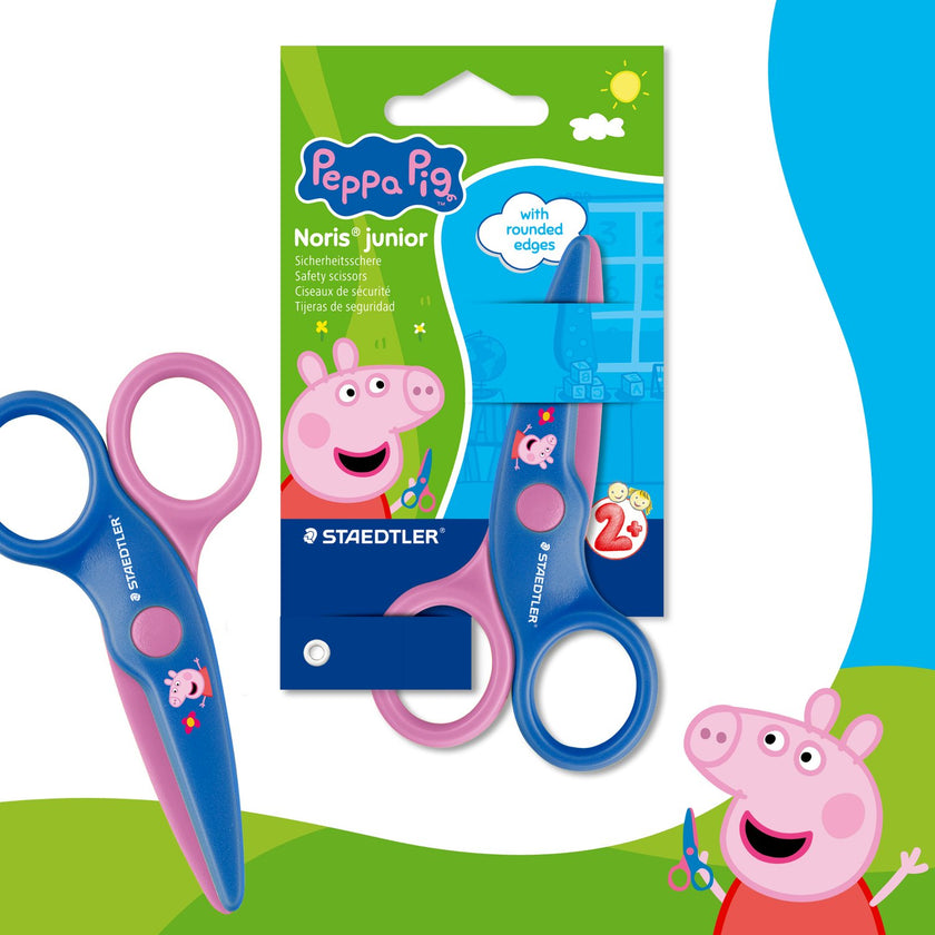 Staedtler - Noris Junior - Saftey Scissors 10cm - Peppa Pig