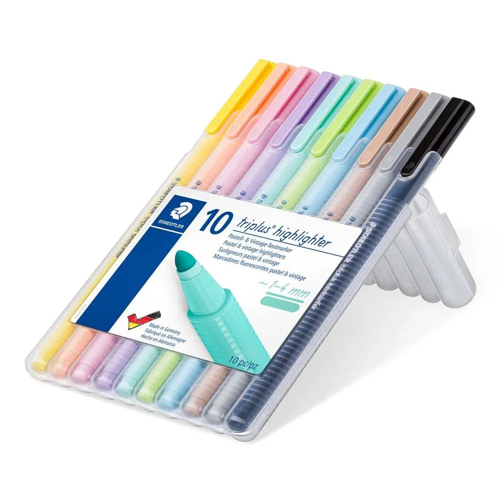 Staedtler - Triplus - Highlighter A Pack Of 10pcs - Pastel