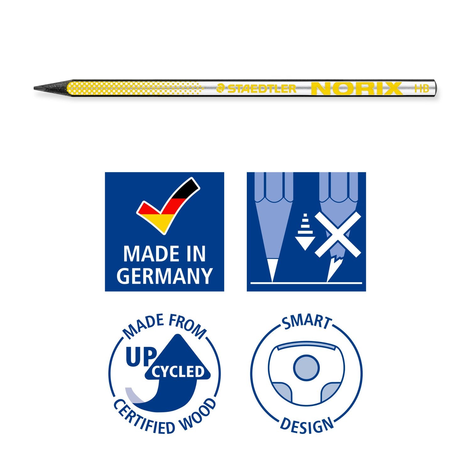 Staedtler - Norix - Graphite Pencil HB x 1pc Assortment
