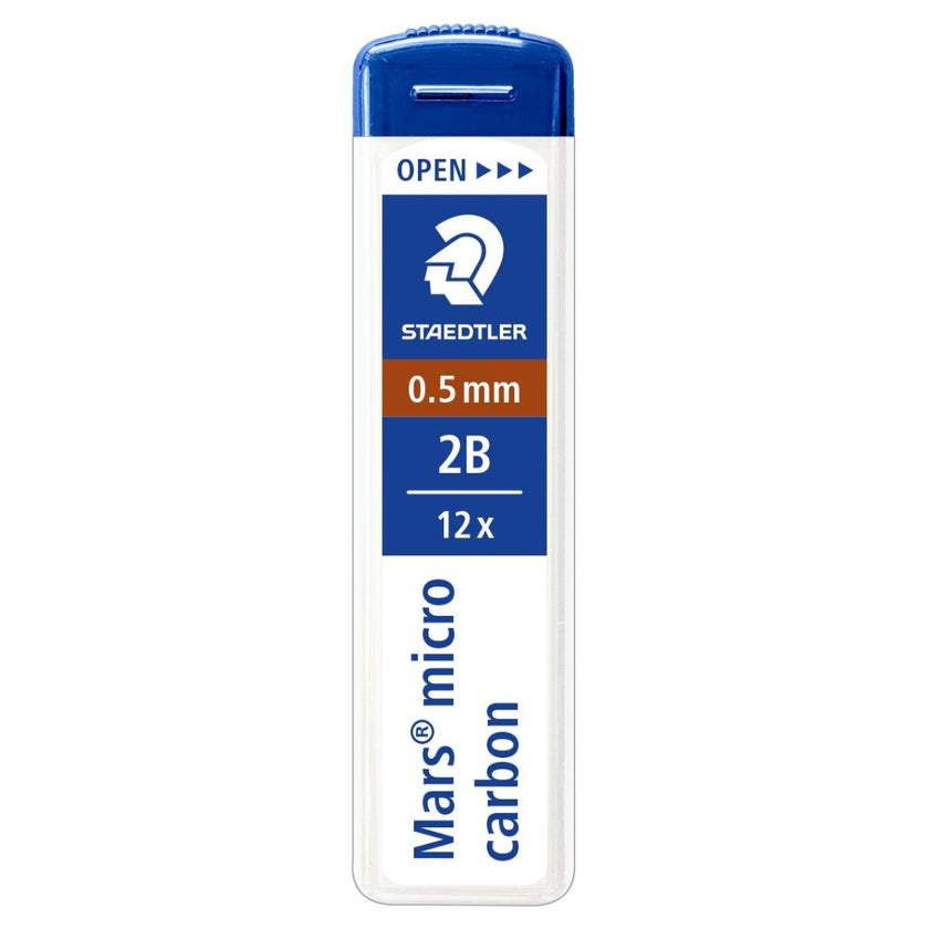 Staedtler - Mars - Mechanical Pencil Lead A Pack Of 12pcs - 0.5mm / 2B