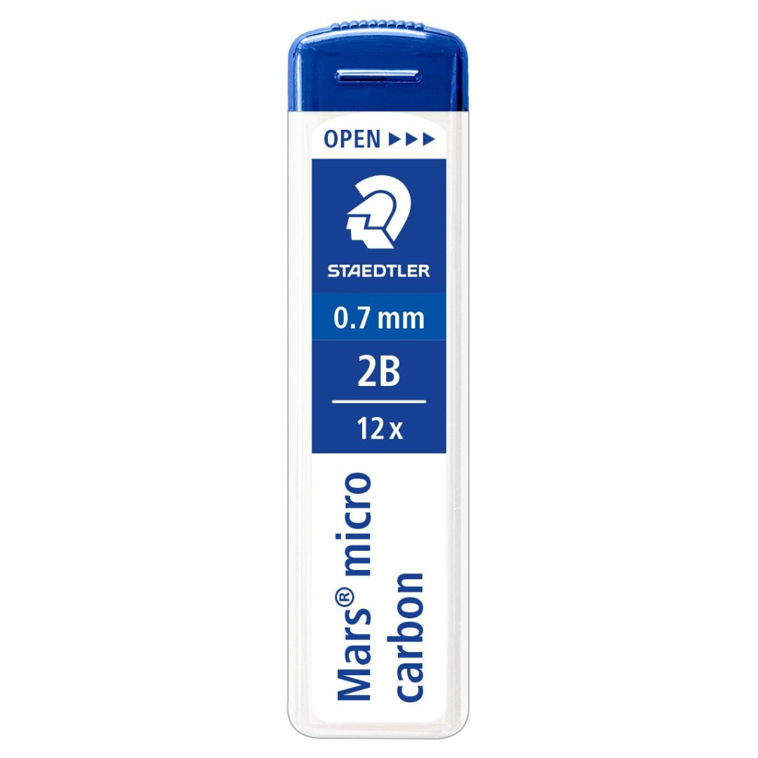 Staedtler - Mars - Mechanical Pencil Lead A Pack Of 12pcs - 0.7mm / 2B