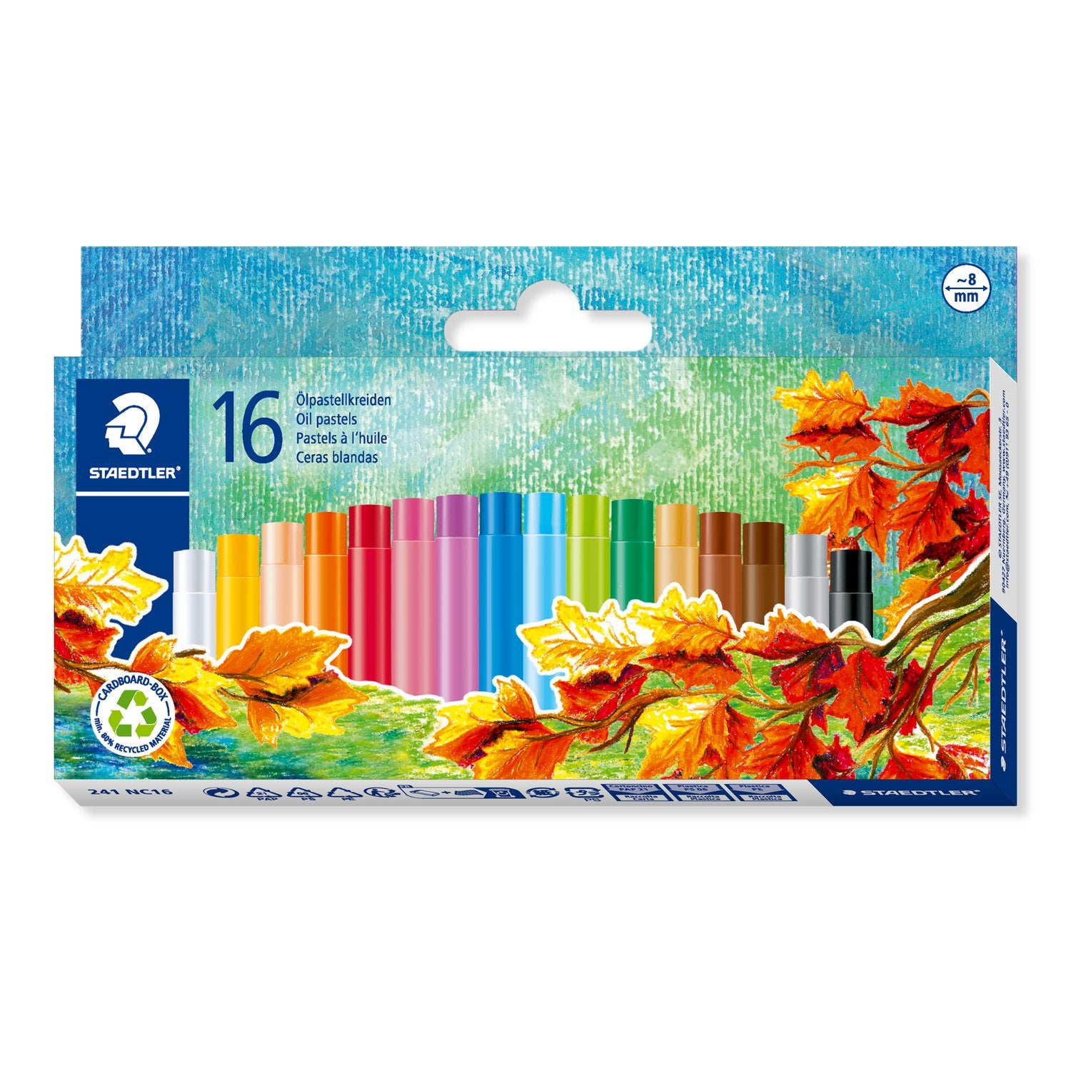 Staedtler Oil Pastels A Pack Of 16pcs