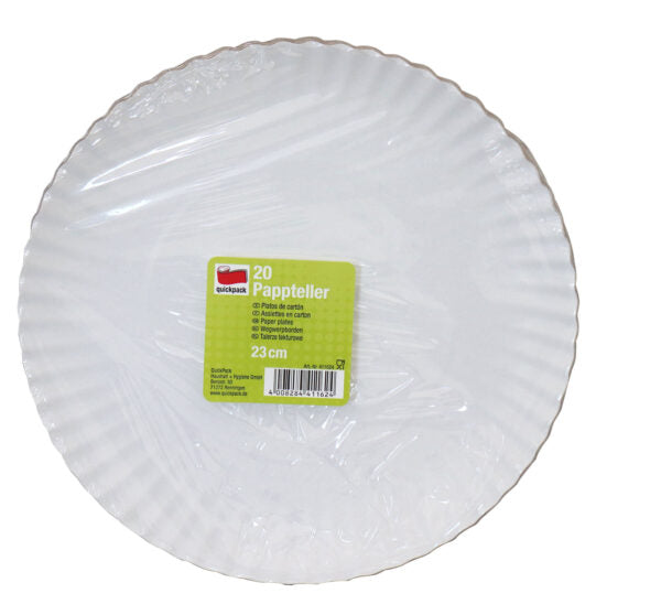 23cm Paper Plates x20pcs