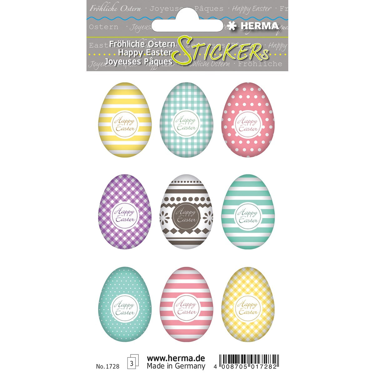 Herma Easter Sticker Egg set x1sheet