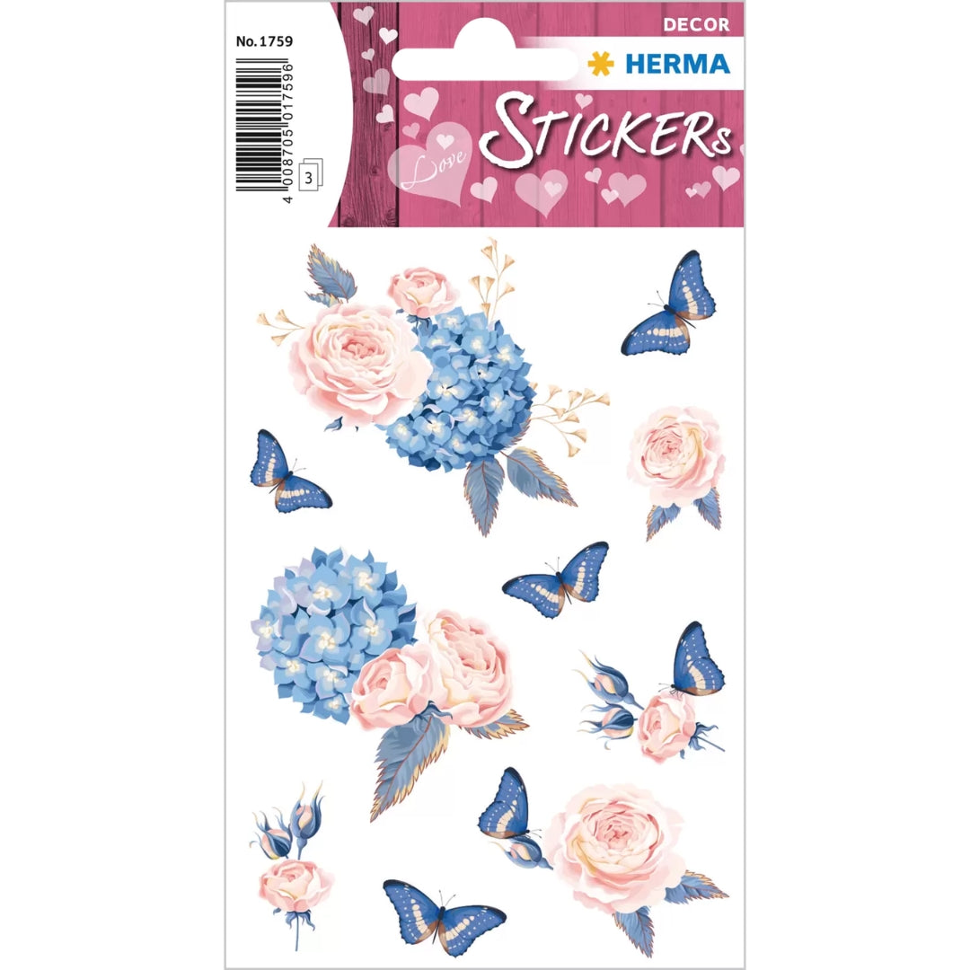 Herma Stickers A Pack Of 3 Sheets - Rose Dream