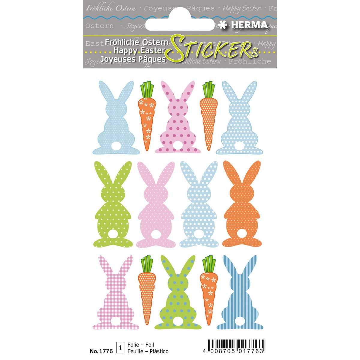 Herma Easter Sticker Bunny Rally x1 sheet